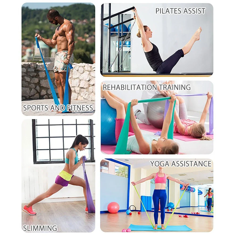 Эластичная резиновая лента для – обзор и цена Yoga Fitness Resistance Band